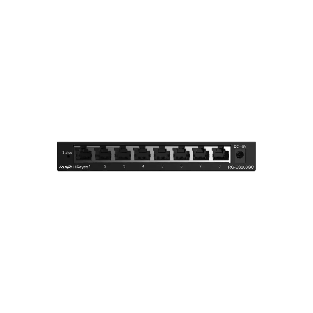 [00000140] Bộ chia mạng Switch Ruijie RG-ES208GC 8 Port 1000Mbps