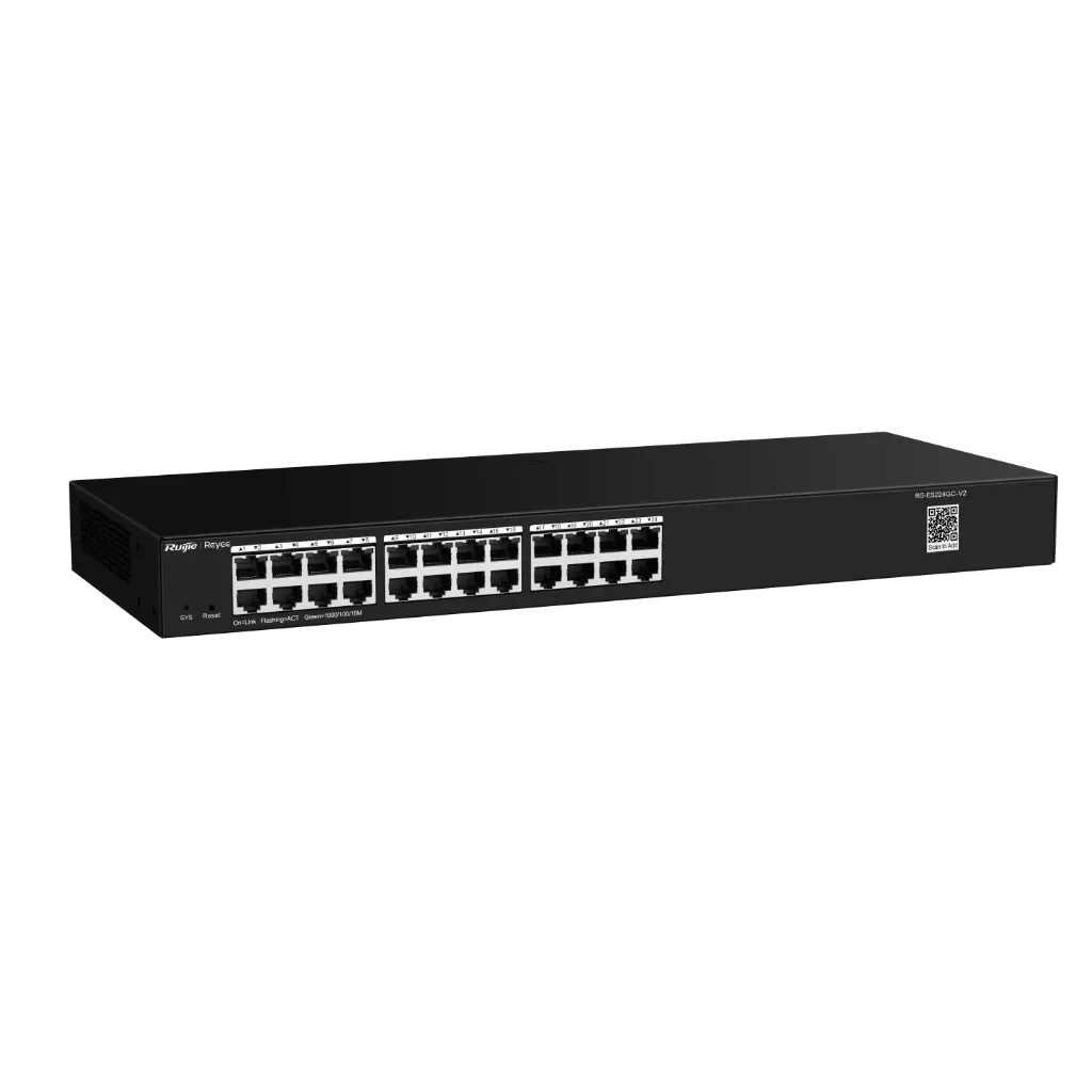 [00000142] Bộ chia mạng Switch Ruijie RG-ES224GC-V2 24 Port 1000Mbps
