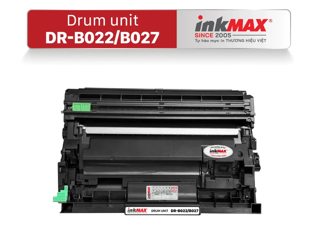 [00000166] Cụm drum DR-B022/B027 inkMax
