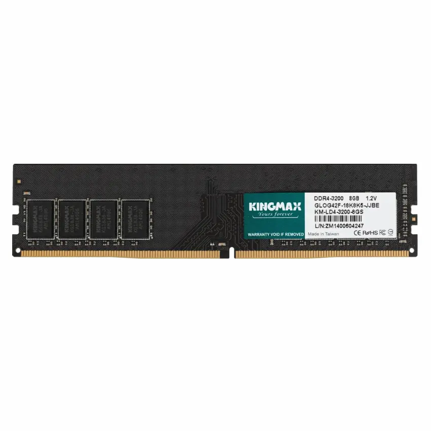 [00000239] Bộ nhớ Ram Desktop Kingmax 8GB DDR4 3200Mhz