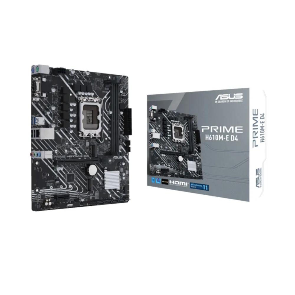 [00000247] Bo mạch chủ Mainboard Asus H610M-E D4