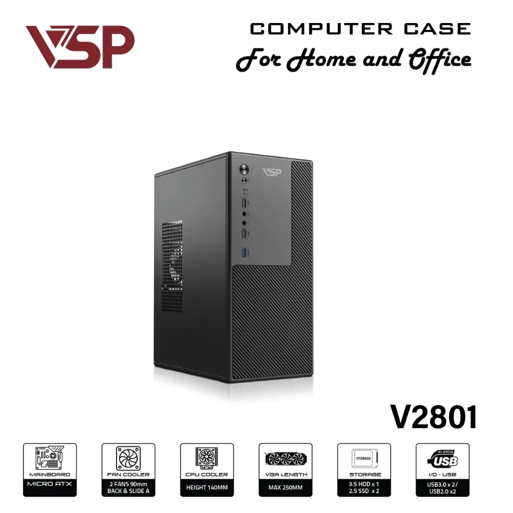 [00000290] Vỏ thùng máy Case VSP V2801