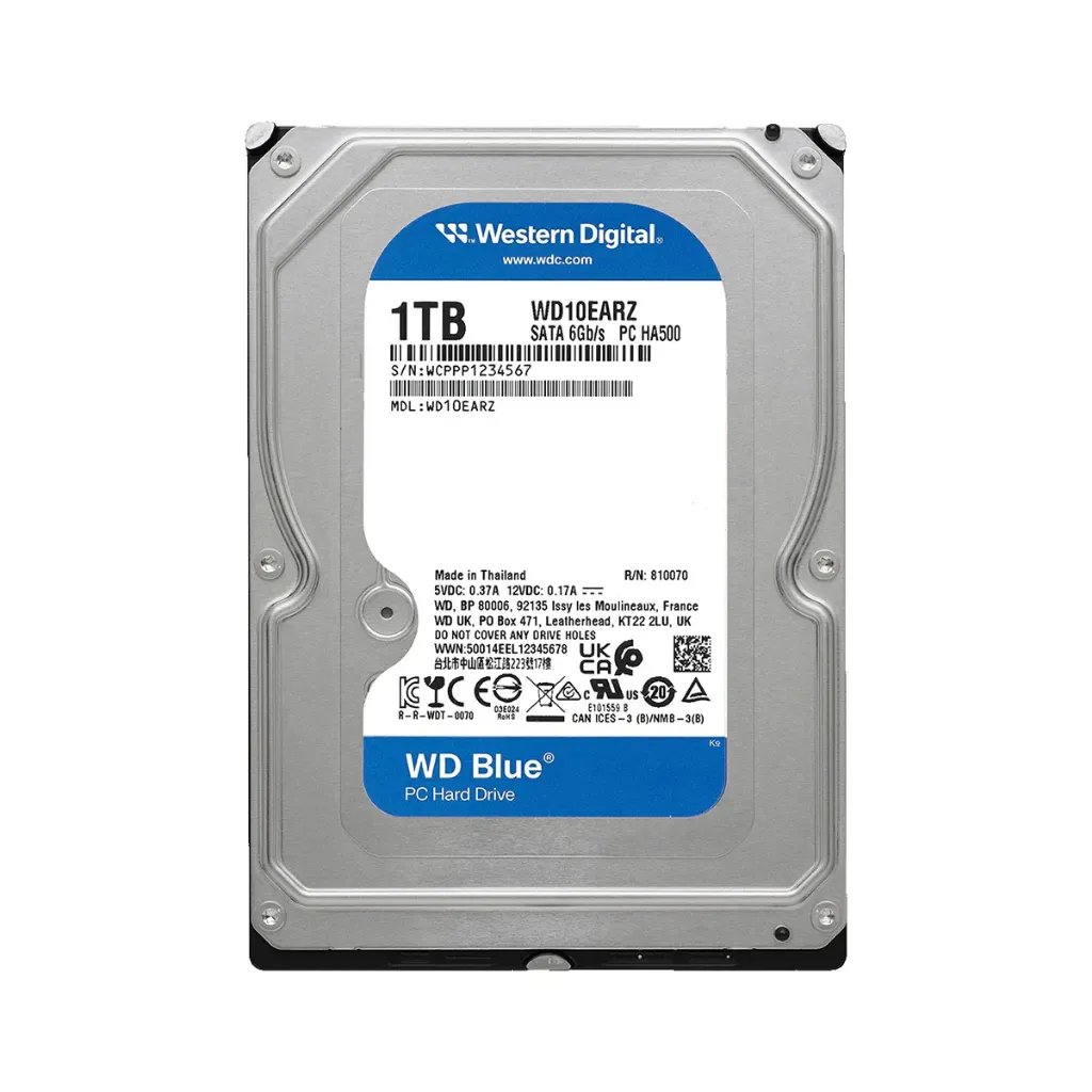 [00000335] Ổ cứng HDD Western Blue 1TB WD10EARZ