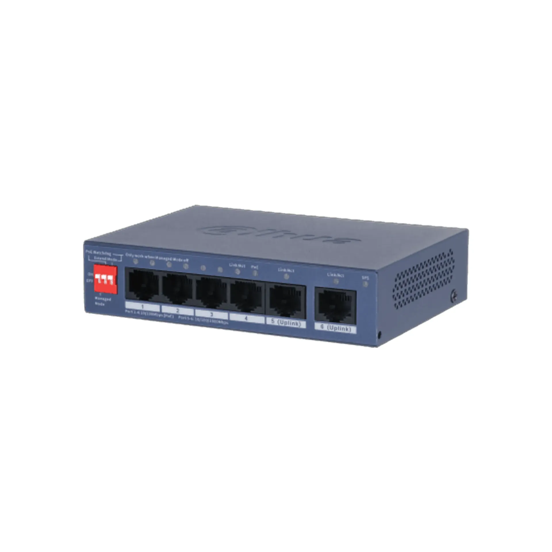 [00000344] Switch PoE Dahua DH-CS4006-4ET2GT-36 4 Port 100Mbps Cloud Managed