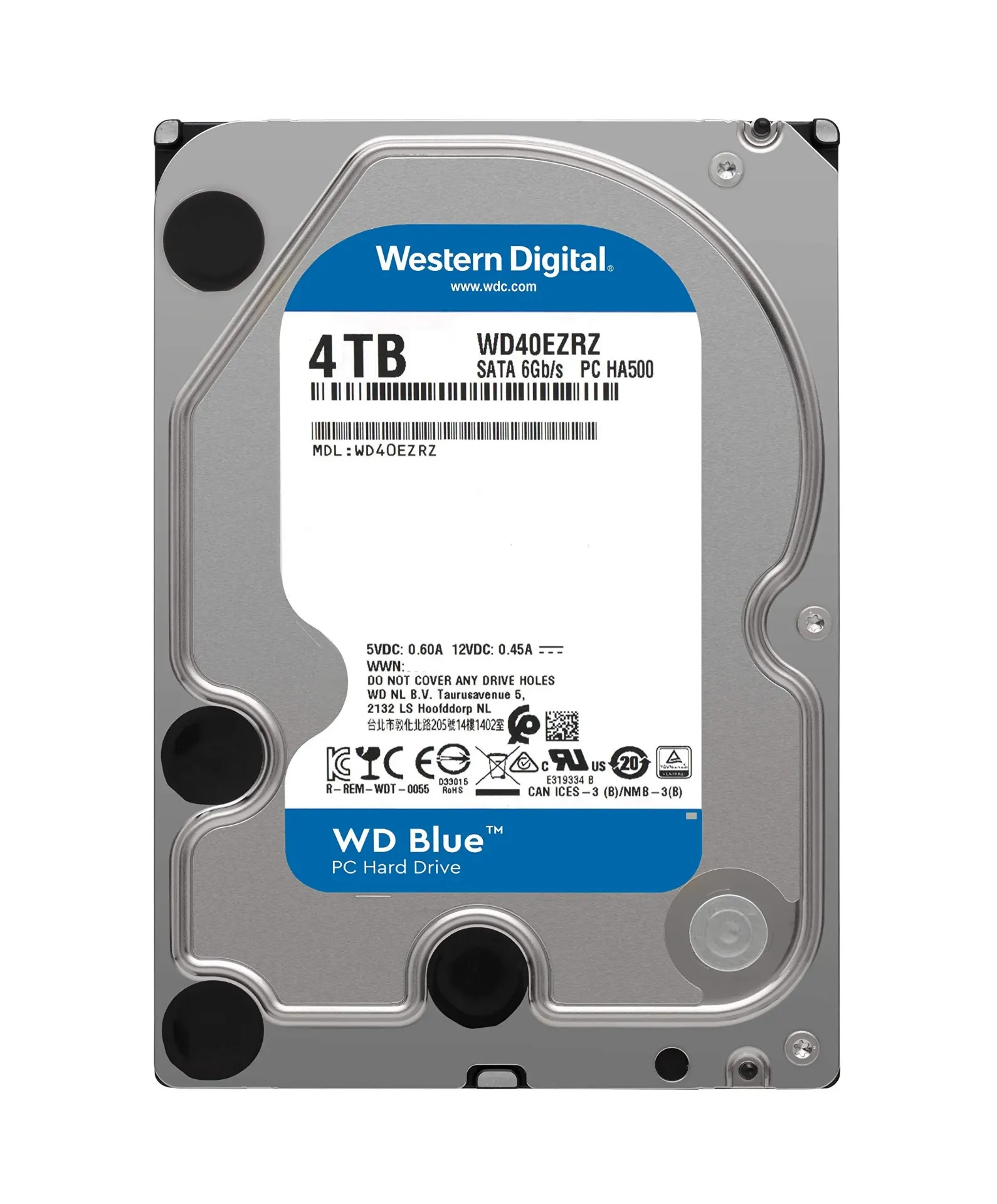 Ổ cứng HDD Western Blue 4TB WD40EZRZ CTY