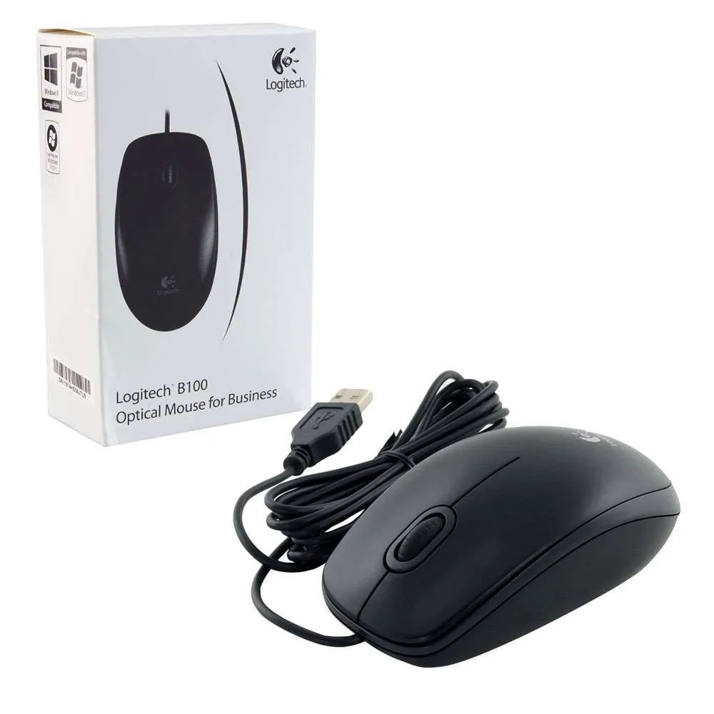 [00000439] Chuột quang có dây Logitech B100
