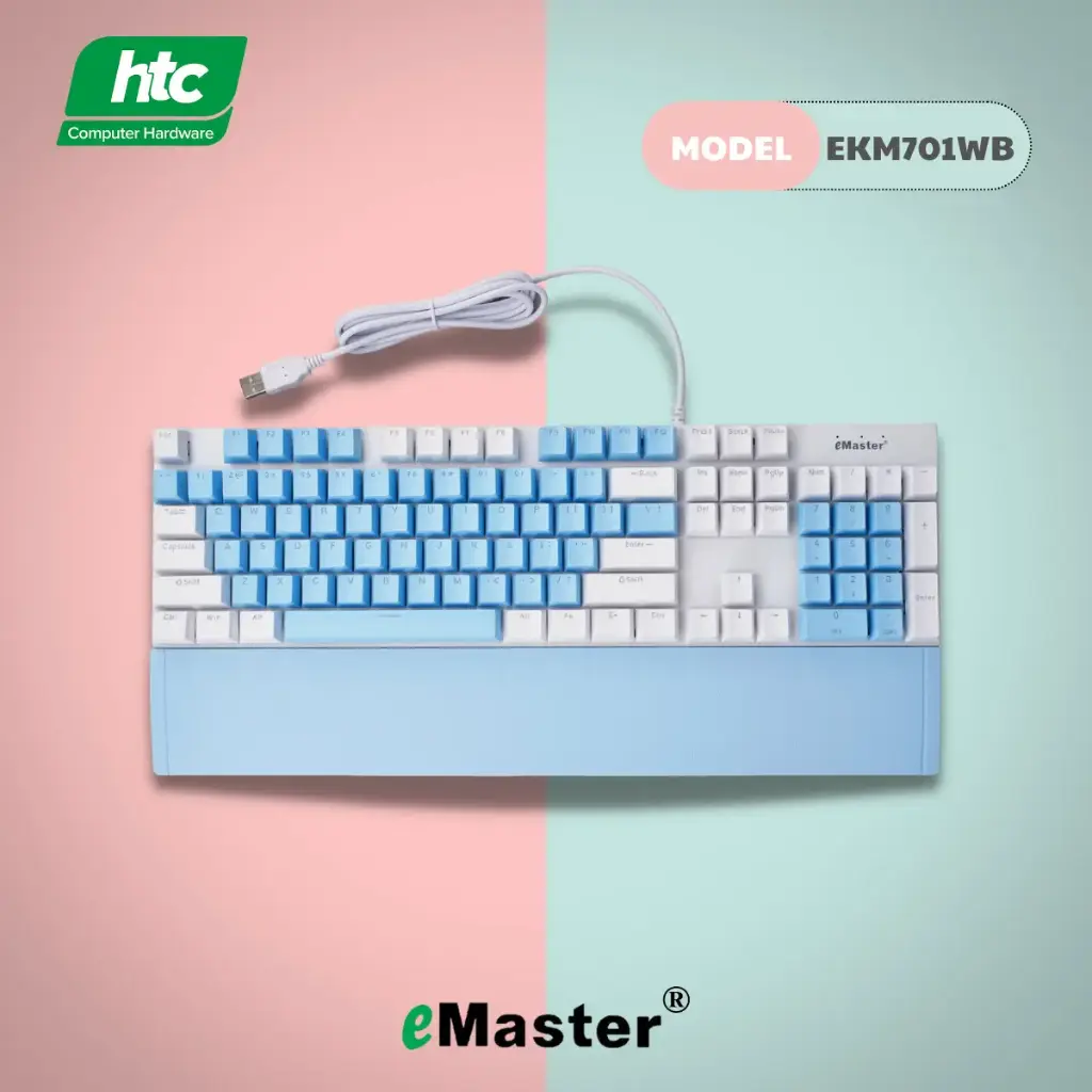Bàn phím cơ Emaster EKM701WB