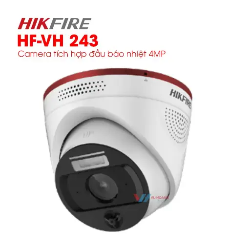 Camera AI Hikvision Hikfire HF-VH 243 4.0MP tích hợp đầu báo nhiệt