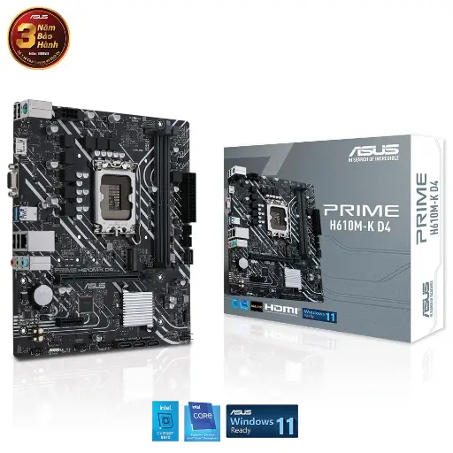 Mainboard Asus Prime H610M-K D4 CSM, Socket LGA 1700