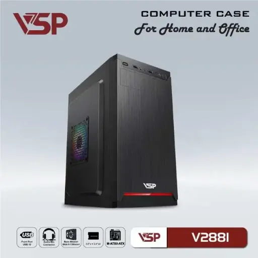 [00000375] Vỏ máy tính Case VSP V2881